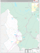 Habersham County, GA Digital Map Premium Style