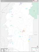 Hale County, AL Digital Map Premium Style