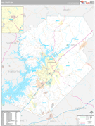 Hall County, GA Digital Map Premium Style