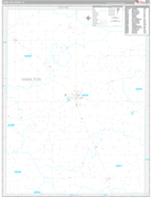 Hamilton County, IL Digital Map Premium Style