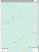 Hamilton County, NY Digital Map Premium Style