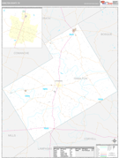 Hamilton County, TX Digital Map Premium Style