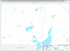 Hamlin County, SD Digital Map Premium Style