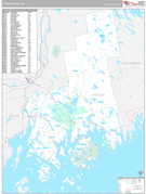 Hancock County, ME Digital Map Premium Style