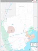 Hancock County, MS Digital Map Premium Style