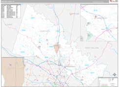 Hanover County, VA Digital Map Premium Style