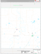 Hansford County, TX Digital Map Premium Style
