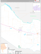 Hardeman County, TX Digital Map Premium Style