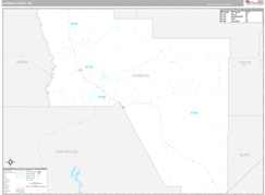 Harding County, NM Digital Map Premium Style