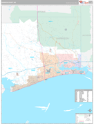 Harrison County, MS Digital Map Premium Style