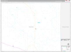 Hayes County, NE Digital Map Premium Style