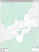 Haywood County, NC Digital Map Premium Style