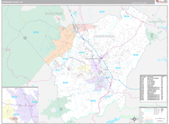 Henderson County, NC Digital Map Premium Style