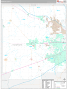 Hendricks County, IN Digital Map Premium Style