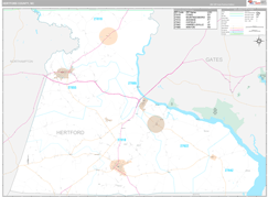 Hertford County, NC Digital Map Premium Style