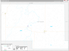 Hettinger County, ND Digital Map Premium Style