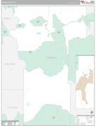 Hinsdale County, CO Digital Map Premium Style