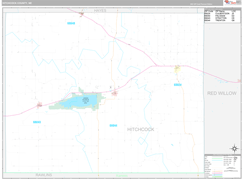 Hitchcock County, NE Digital Map Premium Style
