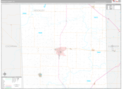 Hockley County, TX Digital Map Premium Style