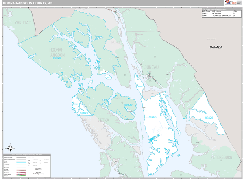 Hoonah-Angoon Borough (County), AK Digital Map Premium Style
