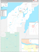 Houghton County, MI Digital Map Premium Style