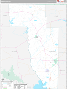 Howard County, AR Digital Map Premium Style