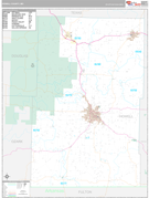 Howell County, MO Digital Map Premium Style