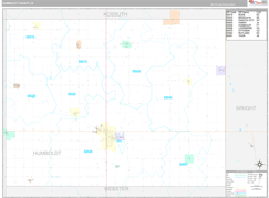 Humboldt County, IA Digital Map Premium Style