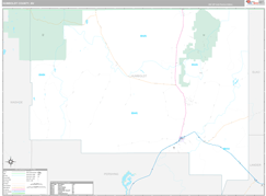 Humboldt County, NV Digital Map Premium Style