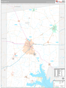 Hunt County, TX Digital Map Premium Style