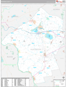 Hunterdon County, NJ Digital Map Premium Style