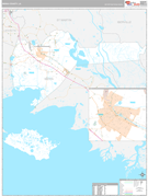 Iberia Parish (County), LA Digital Map Premium Style