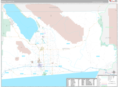 Imperial County, CA Digital Map Premium Style