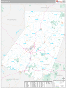 Indiana County, PA Digital Map Premium Style