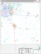Ingham County, MI Digital Map Premium Style