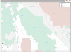 Inyo County, CA Digital Map Premium Style