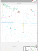 Iowa County, IA Digital Map Premium Style