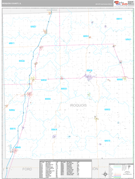 Iroquois County, IL Digital Map Premium Style