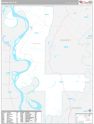 Issaquena County, MS Digital Map Premium Style