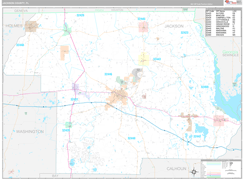 Jackson County, FL Digital Map Premium Style