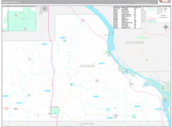 Jackson County, IA Digital Map Premium Style