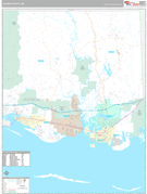 Jackson County, MS Digital Map Premium Style