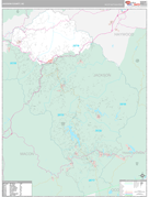 Jackson County, NC Digital Map Premium Style