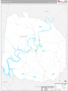 Jackson County, TN Digital Map Premium Style