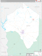 Jasper County, GA Digital Map Premium Style