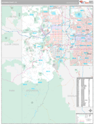 Jefferson County, CO Digital Map Premium Style