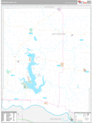 Jefferson County, KS Digital Map Premium Style