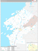 Jefferson County, NY Digital Map Premium Style