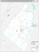 Jefferson County, WV Digital Map Premium Style