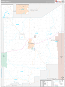 Jennings County, IN Digital Map Premium Style